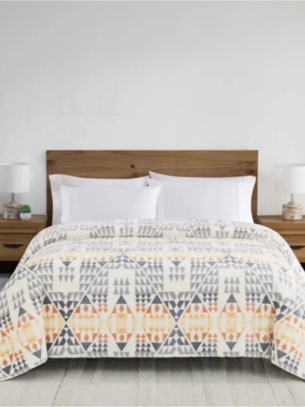 Pendleton ultra soft plush fleece blanket - Arrow Point - King Size Blanket